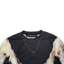 Y/Project Lace Print L/s Top XS