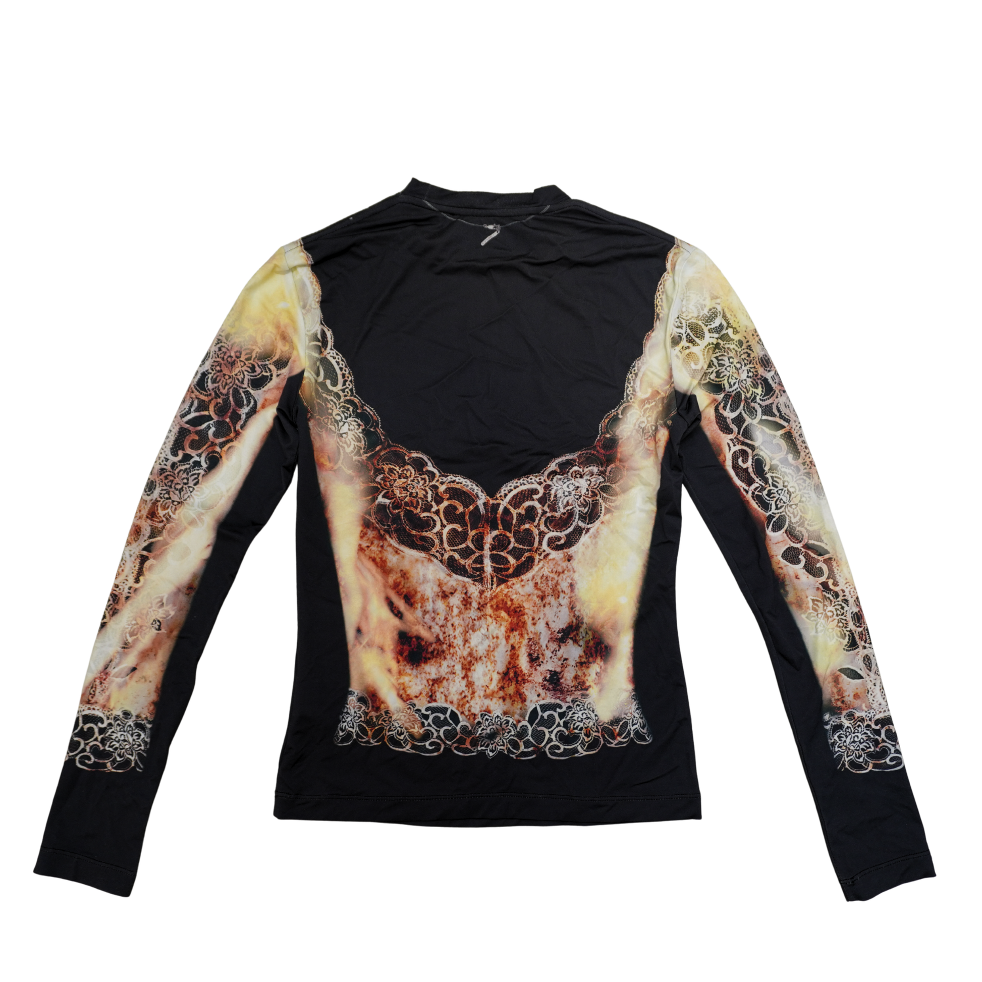 Y/Project Lace Print L/s Top XS