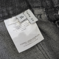 BALENCIAGA  2006 Stretch Black Denim Pants